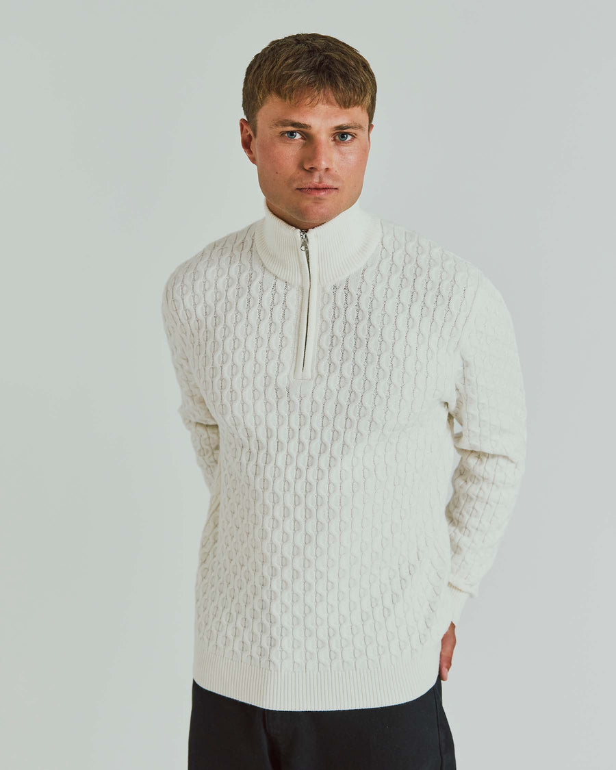 Ruben Half Zip Knit
