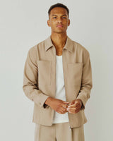 Matt Zip Overshirt