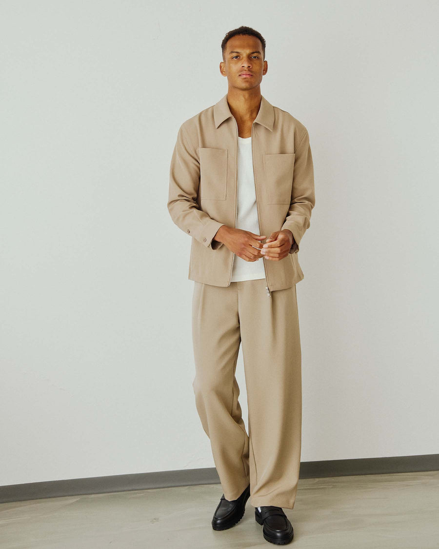 Matt Pleated Pant