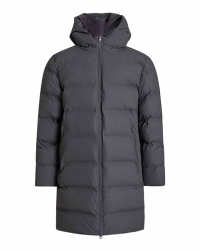 Coated long puffer jacketThumbnail 