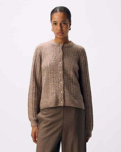 OBJFLORA LS KNIT CARDIGANThumbnail 
