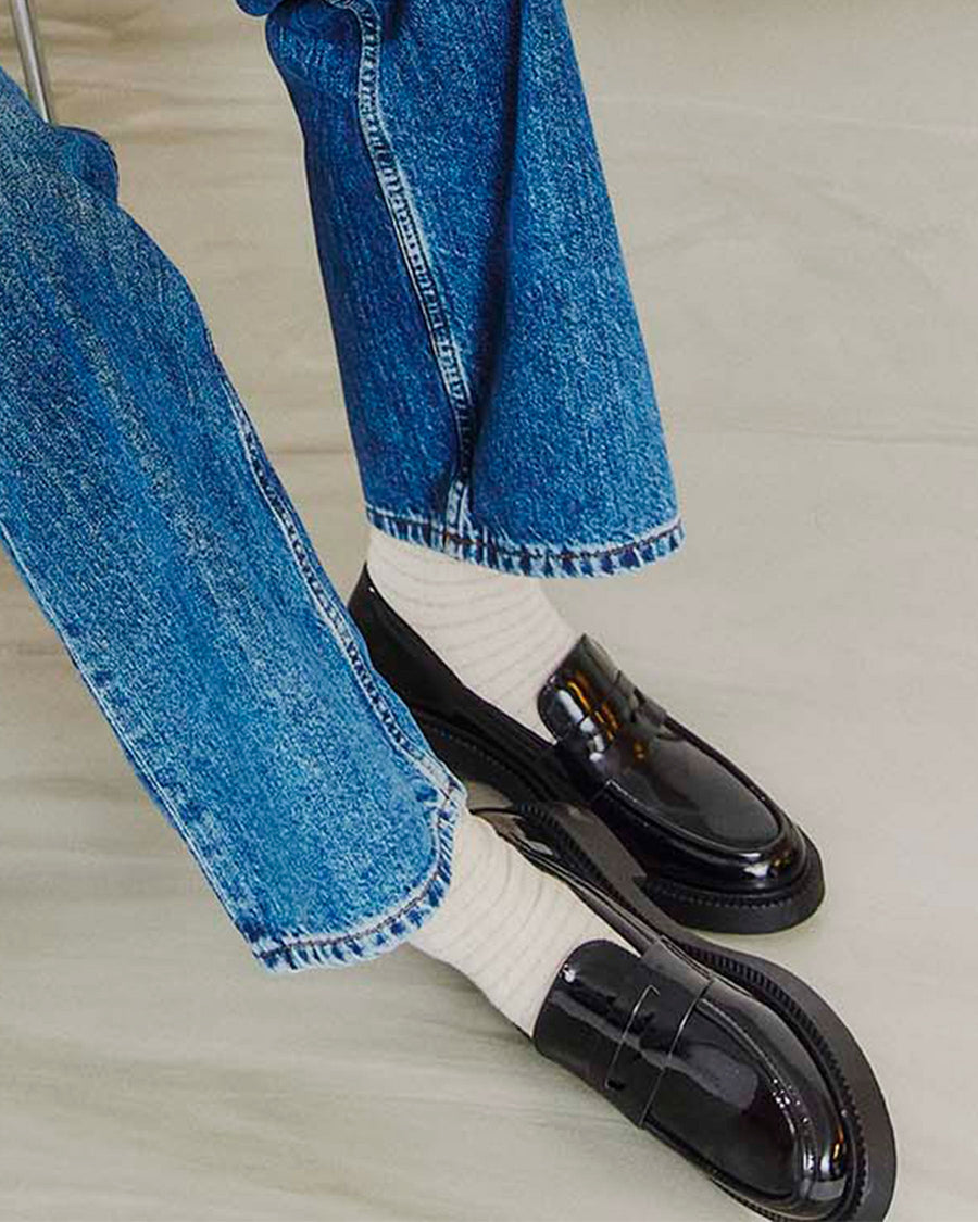 Clara shiny loafer