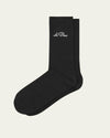 Crew Waffle Socks