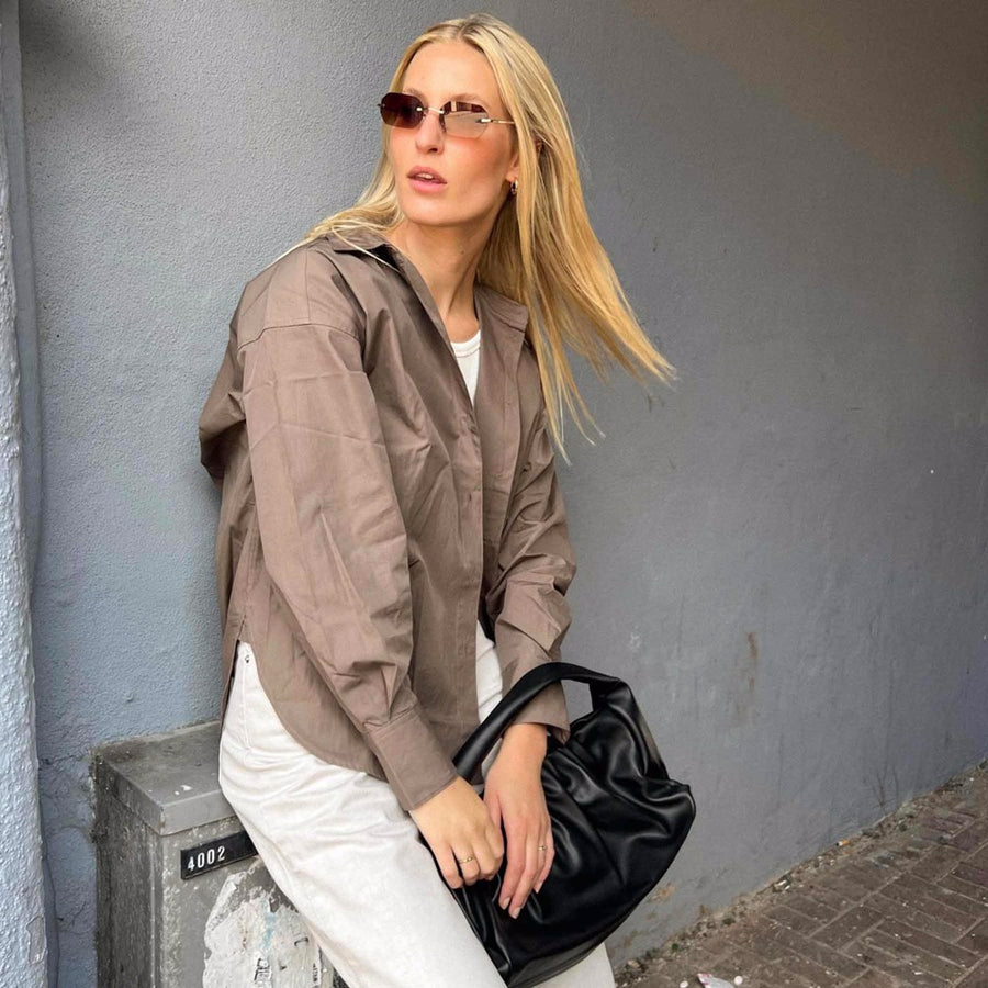 JXJAMIE RELAXED POPLIN SHIRT