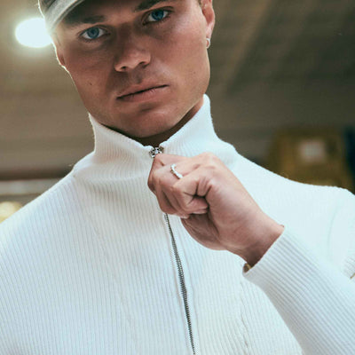 Nathan half-zip knitThumbnail 