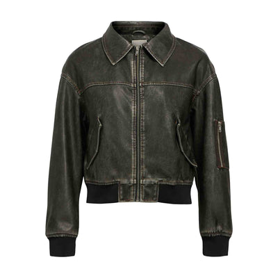 Objscarlet biker jacketThumbnail 