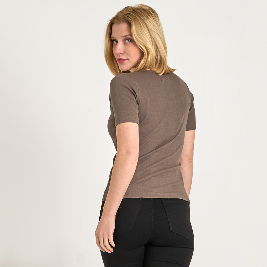 Lara rib tee