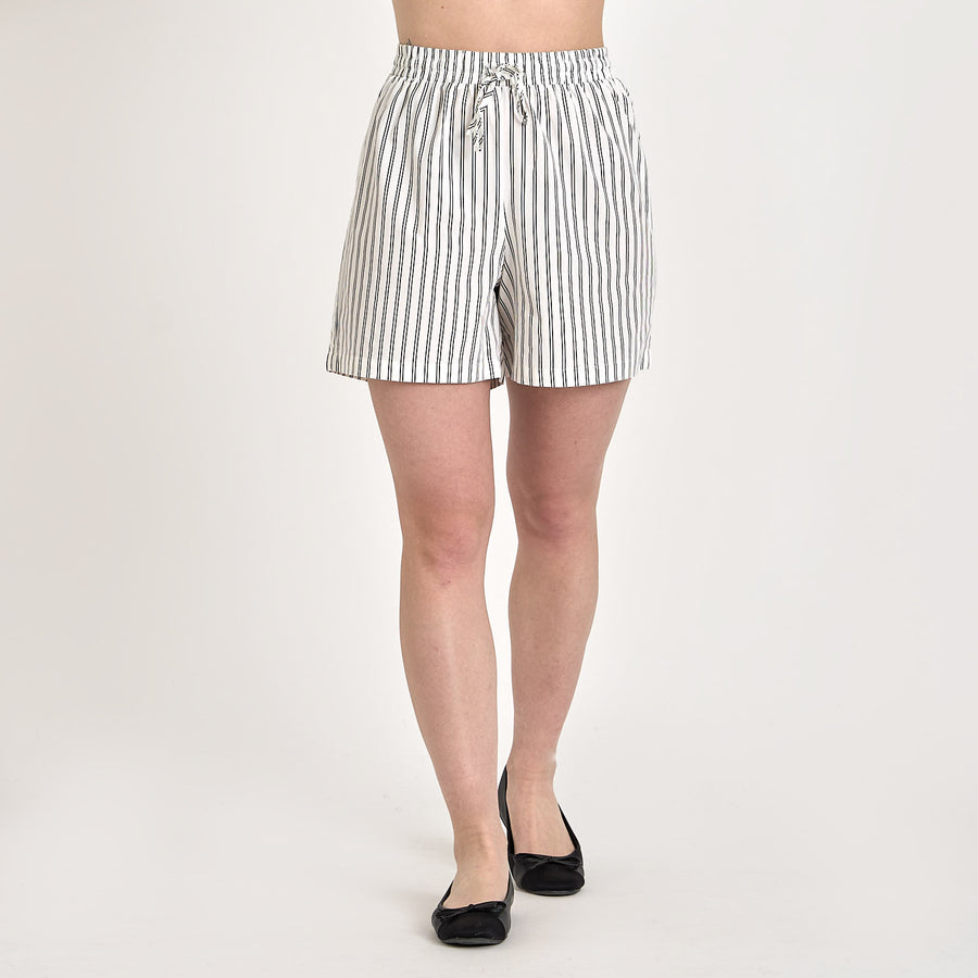 Purcathrine stripe shorts