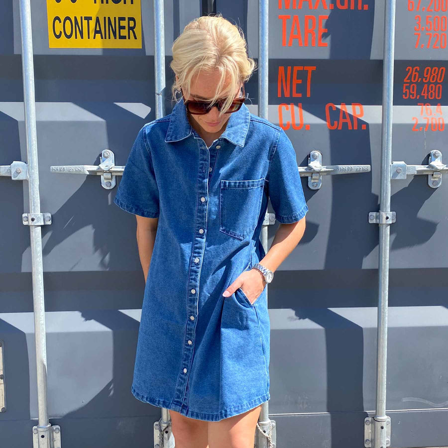 Jxamara shape denim dress