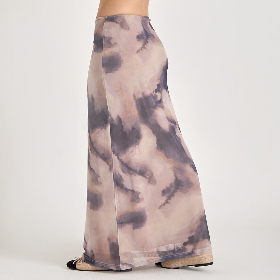 Purmillymy mesh long skirt
