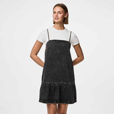 Pcnoel short slip denim dressThumbnail 