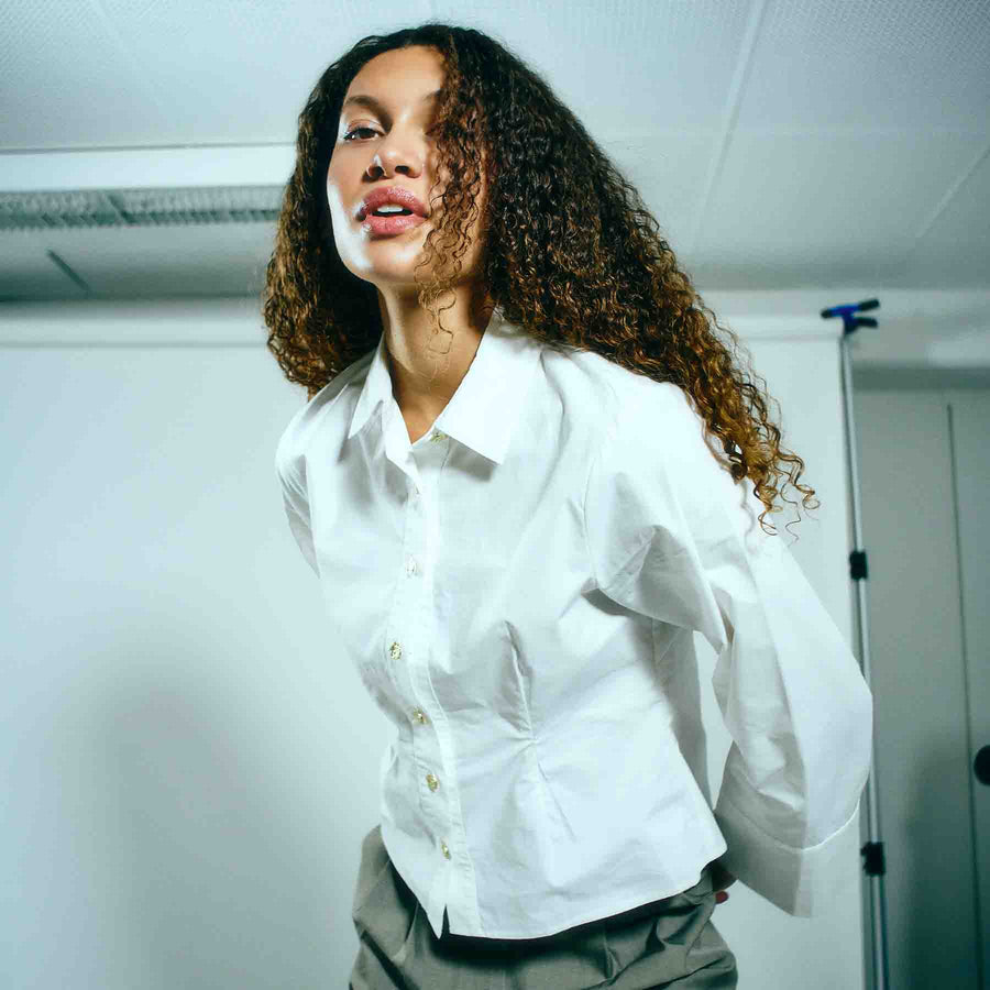 Janet poplin shirt