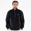 Half zip logo sweat
