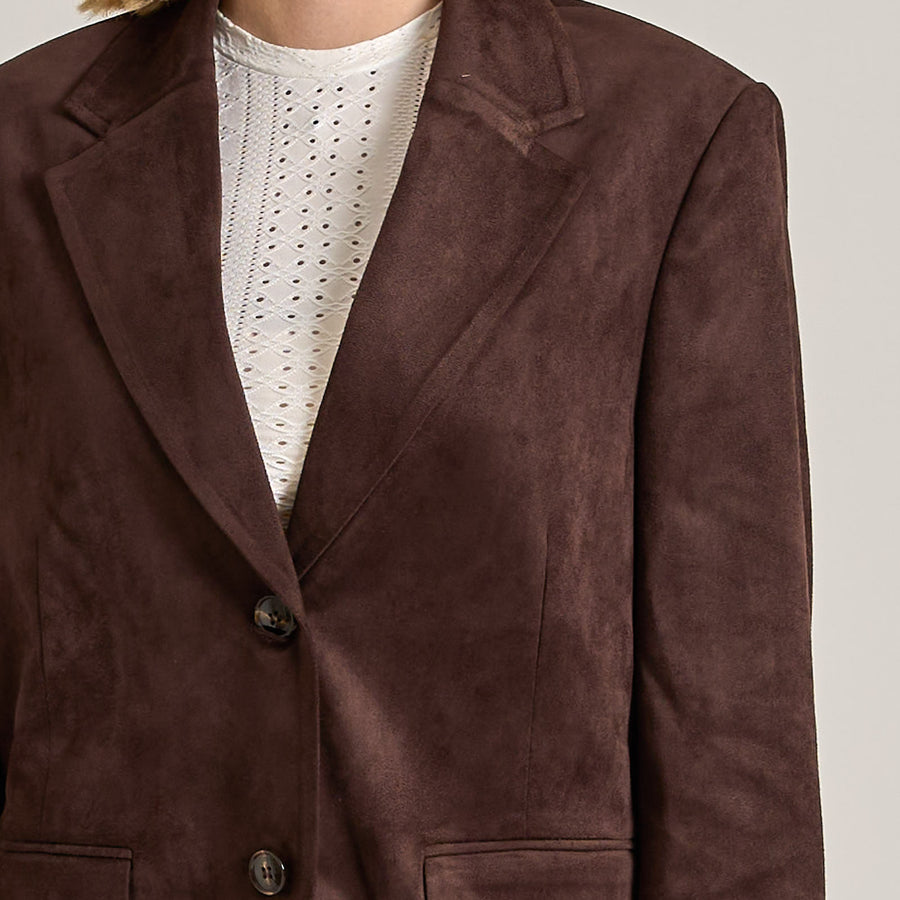 Lara faux suede jacket