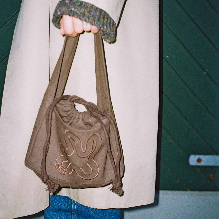 BROWN // MINI SHOPPER