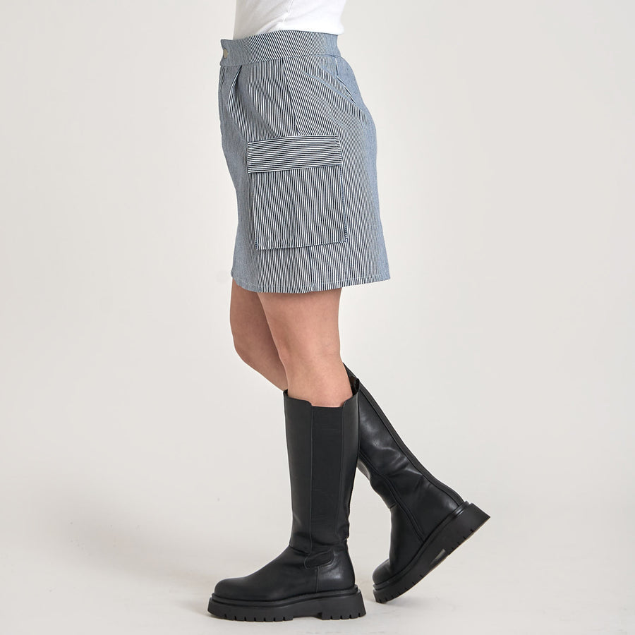 Purcasso pinstripe skirt
