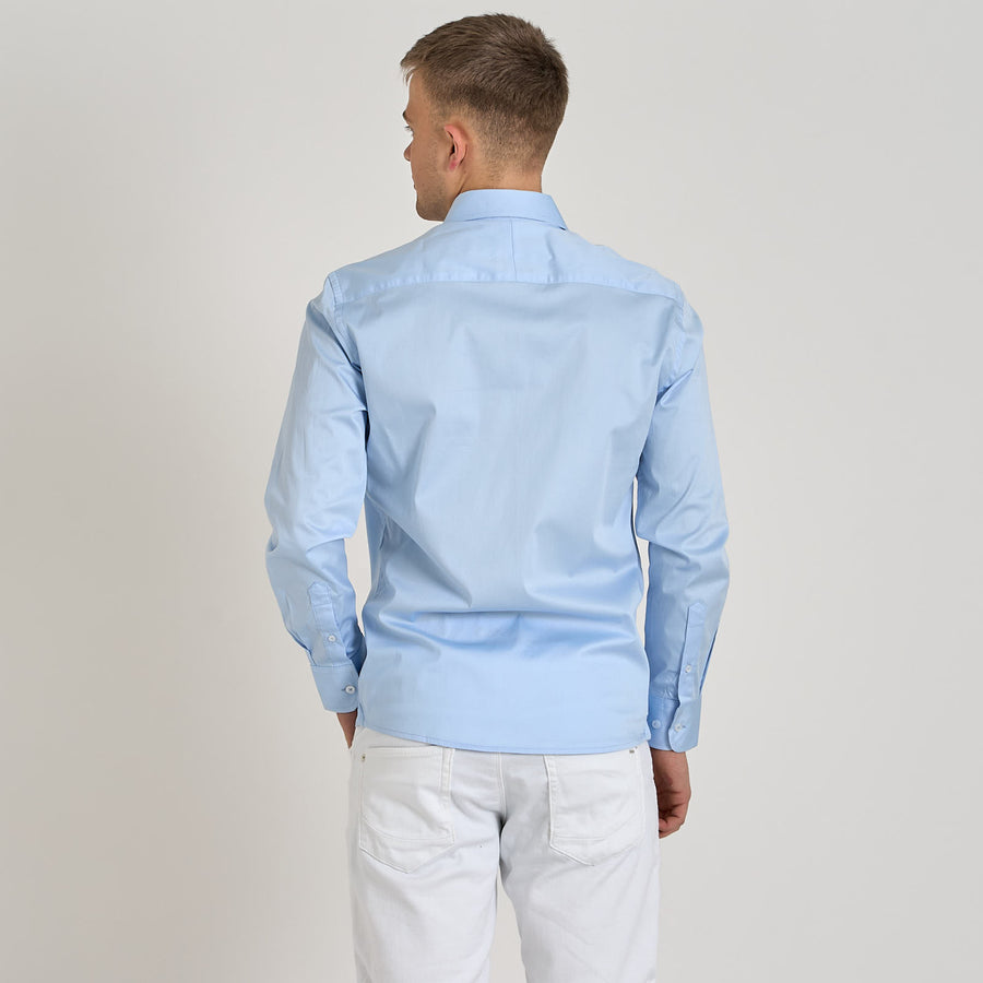 Poplin stretch shirt