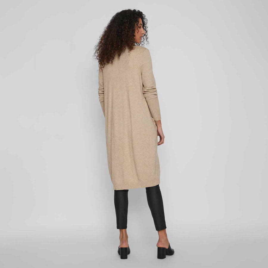 Viril long knit cardigan