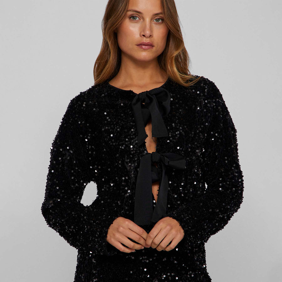 Viaria l/s o-neck cardigan