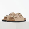 Lakers suede sandal