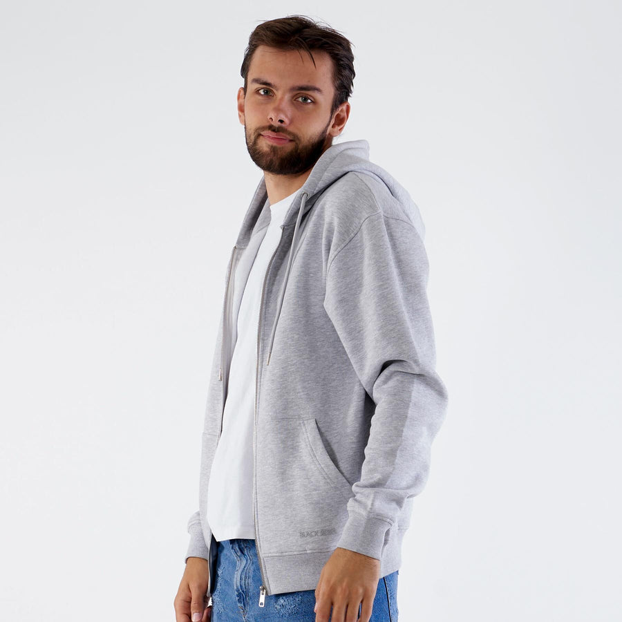 Basic full zip hoodie