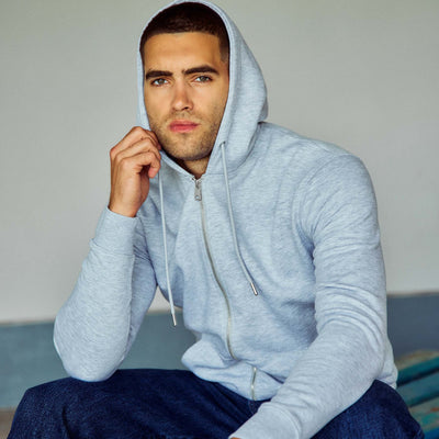 Basic full zip hoodieThumbnail 