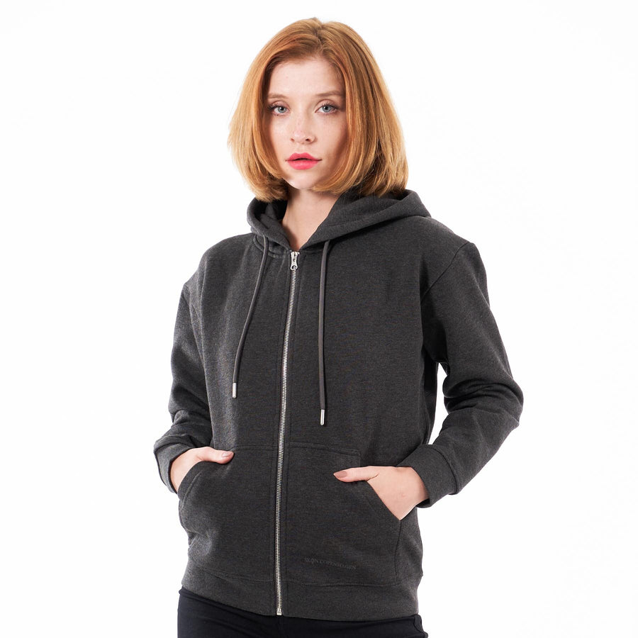 Basic zip hoodie