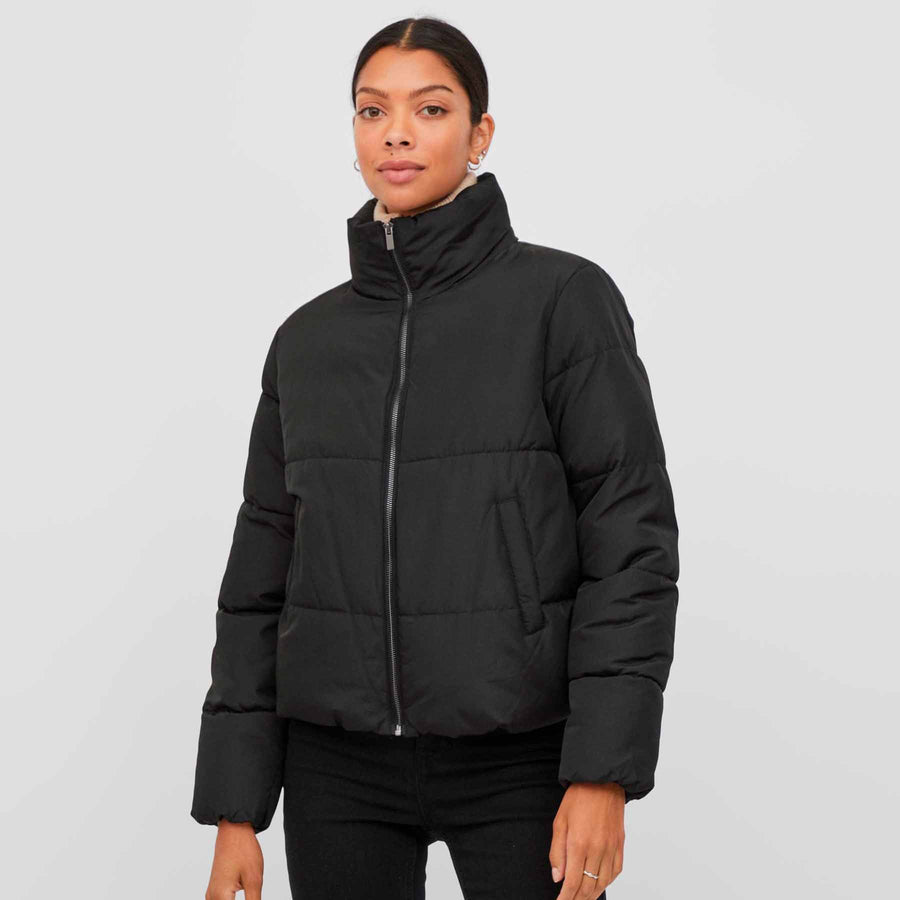 Vitate l/s short puffer jacket