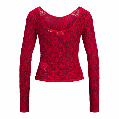 Jxleah lace ls deep back topThumbnail 