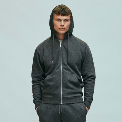 Basic full zip hoodieThumbnail 