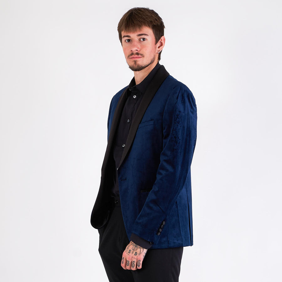 Velour blazer