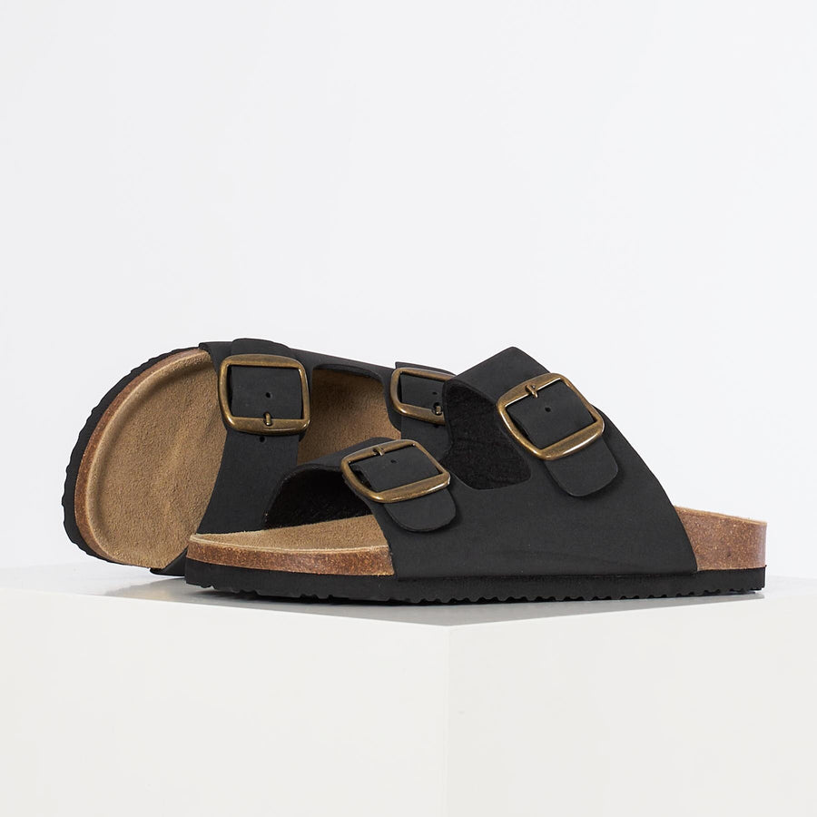 Lakers suede sandal