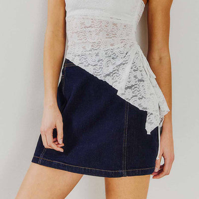 Fia denim skirtThumbnail 