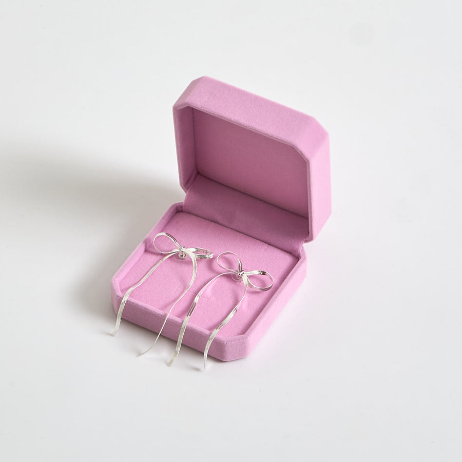 Purkate bow earrings