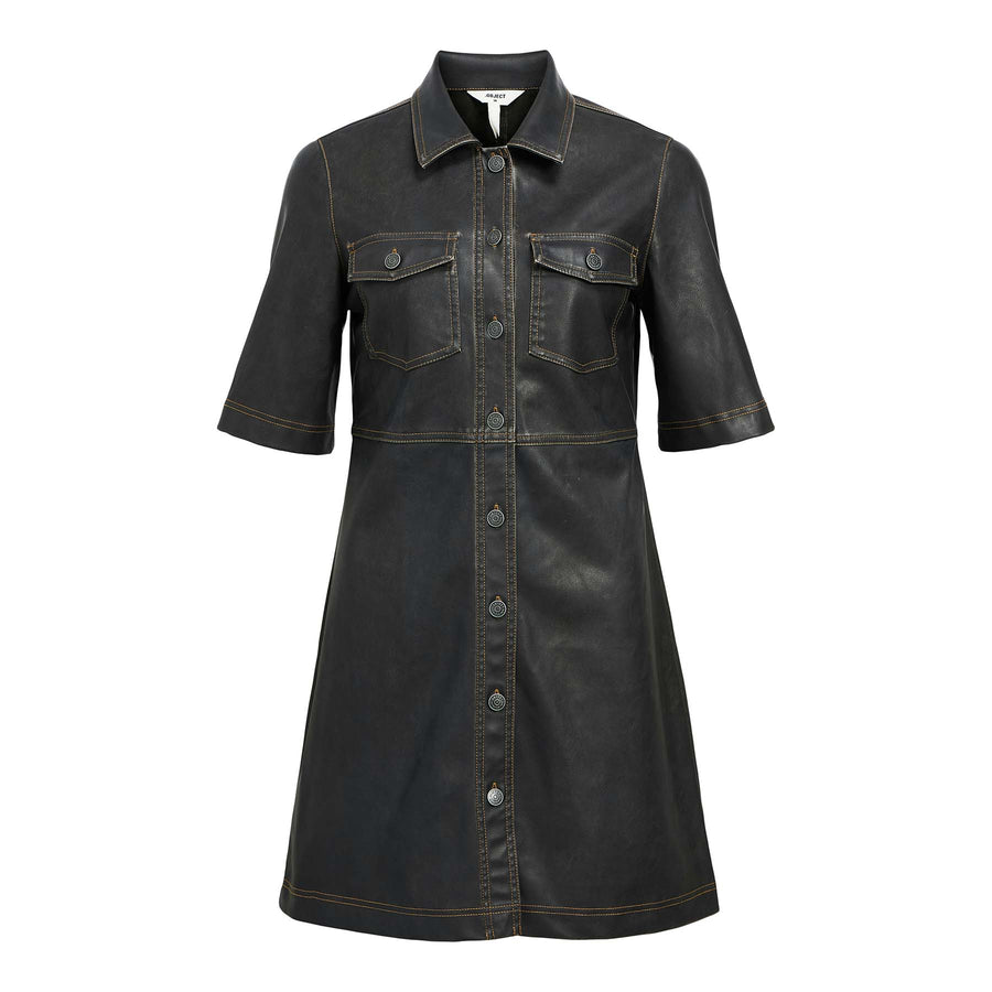 Objscarlet 2/4 short dress