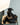 Psede leather sandal