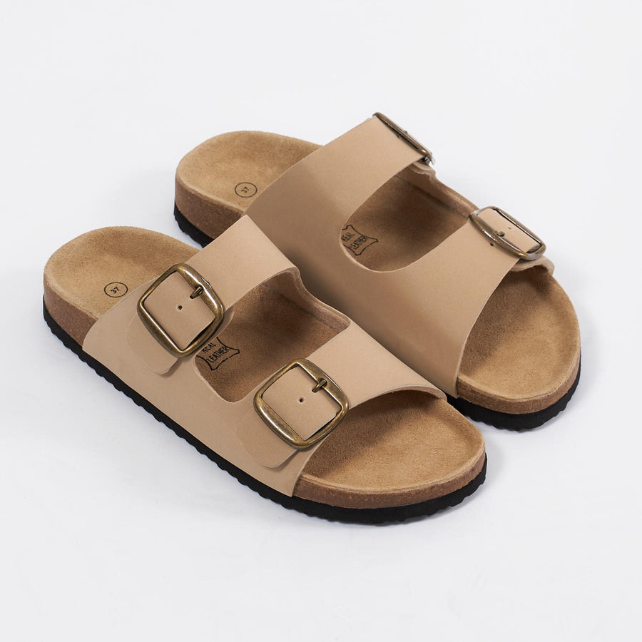 Lakers suede sandal