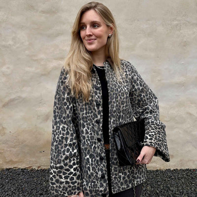Pcjunia ls loose denim jacketThumbnail 