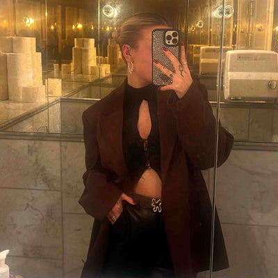 Lara faux suede jacketThumbnail 