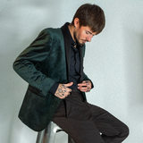 Velour blazer
