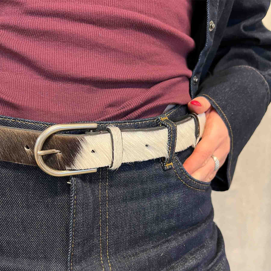 Jxenya cow leather belt
