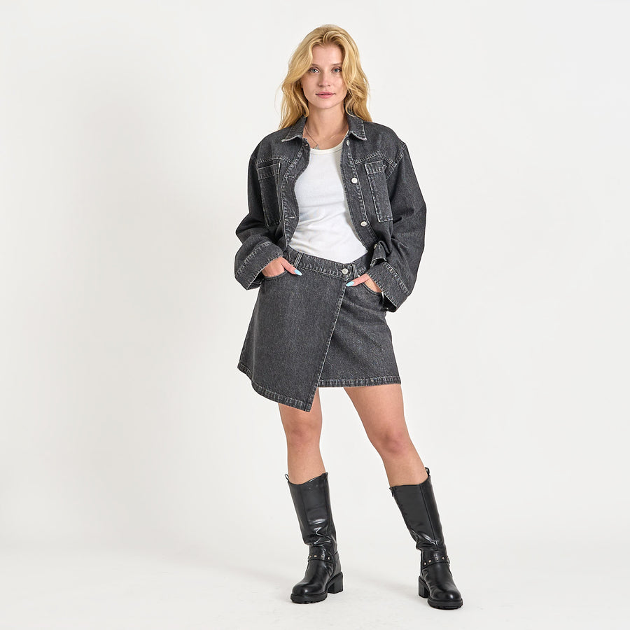 Cleo denim skirt