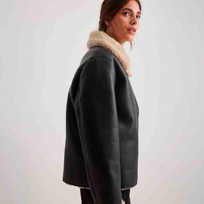 Pu teddy short jacketThumbnail 