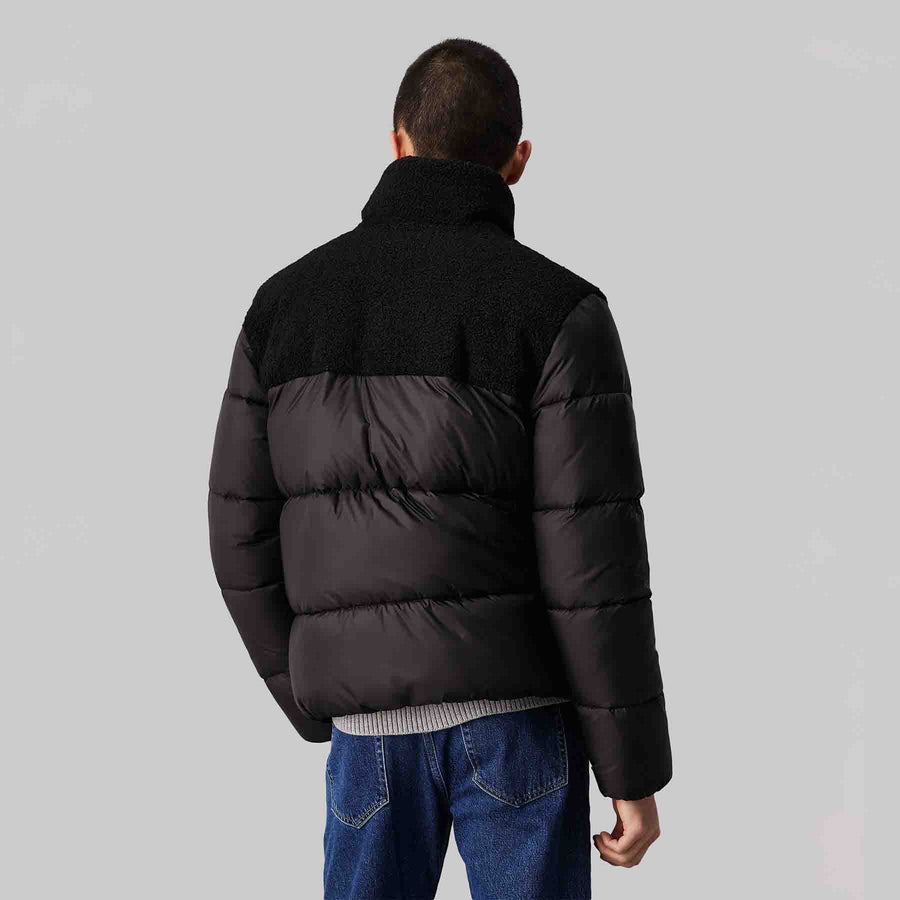 Sherpa puffer jacket