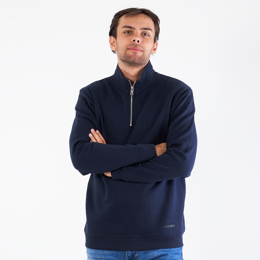 Basic half zip