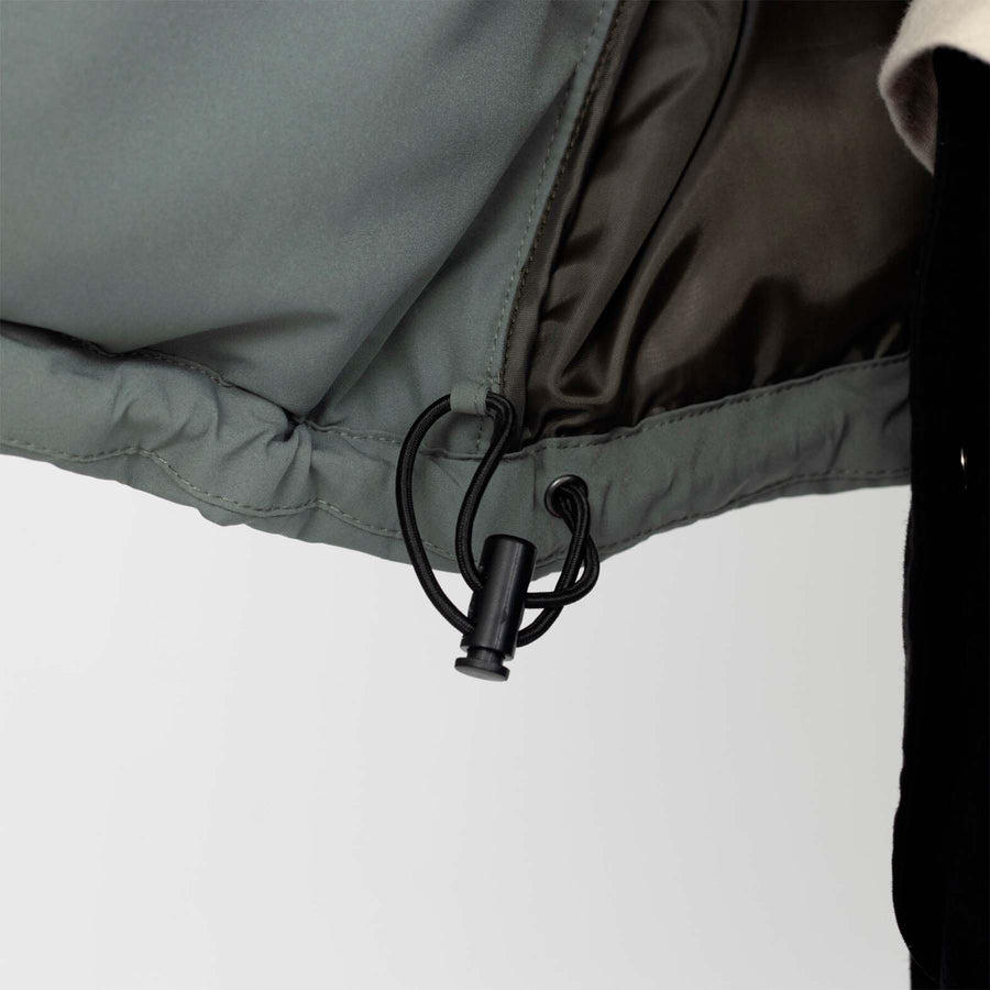 Raglan puffer