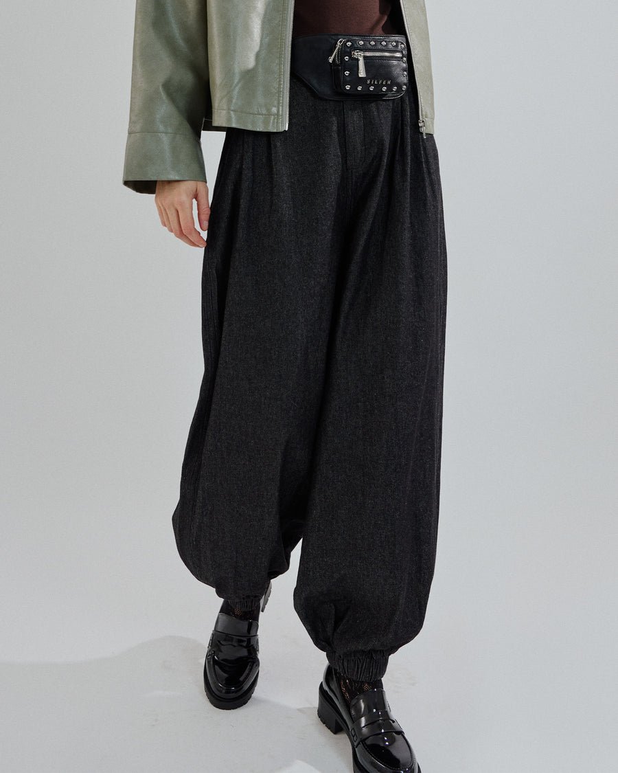 Irene balloon denim pants