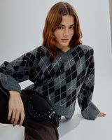 Larisa check knit