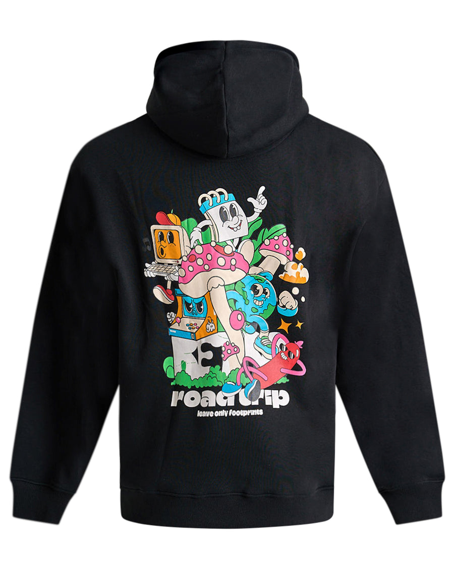 Printed Boxy Hood
