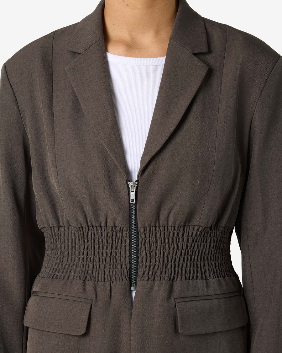 NMIRIS L/S SMOCK FITTED BLAZER
